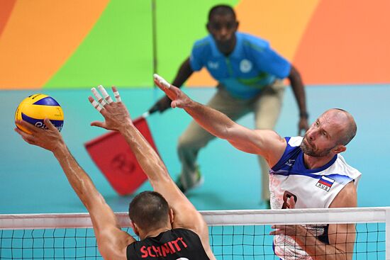 The 2016 Summer Olympics. Volleyball. Men. Canada vs. Russia