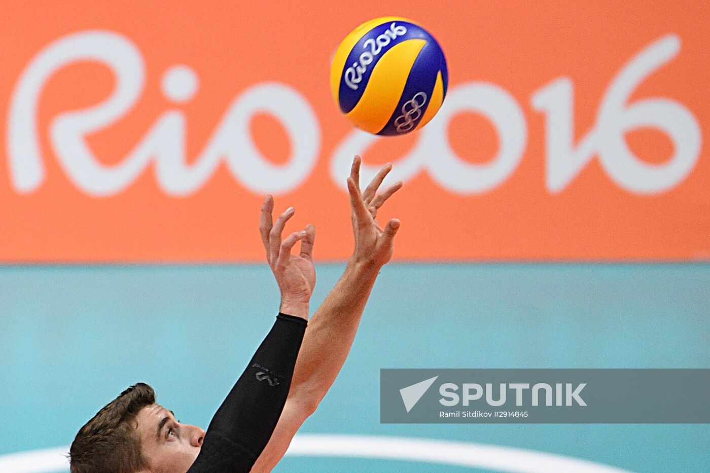 The 2016 Summer Olympics. Volleyball. Men. Canada vs. Russia