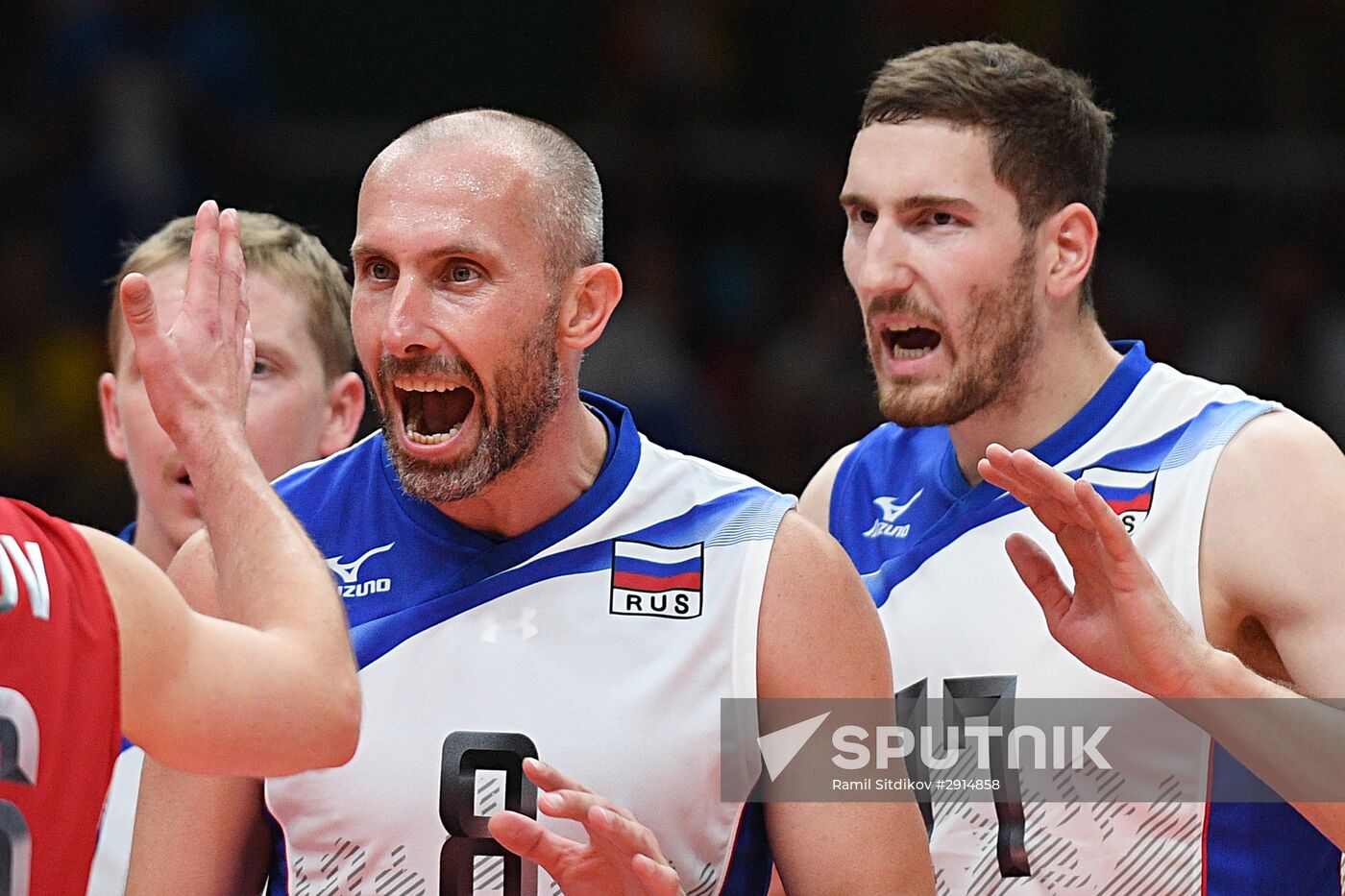 The 2016 Summer Olympics. Volleyball. Men. Canada vs. Russia