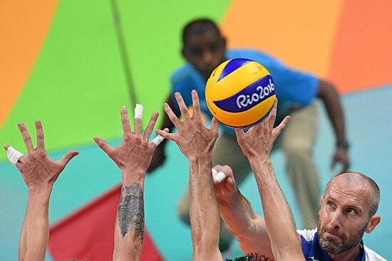 The 2016 Summer Olympics. Volleyball. Men. Canada vs. Russia