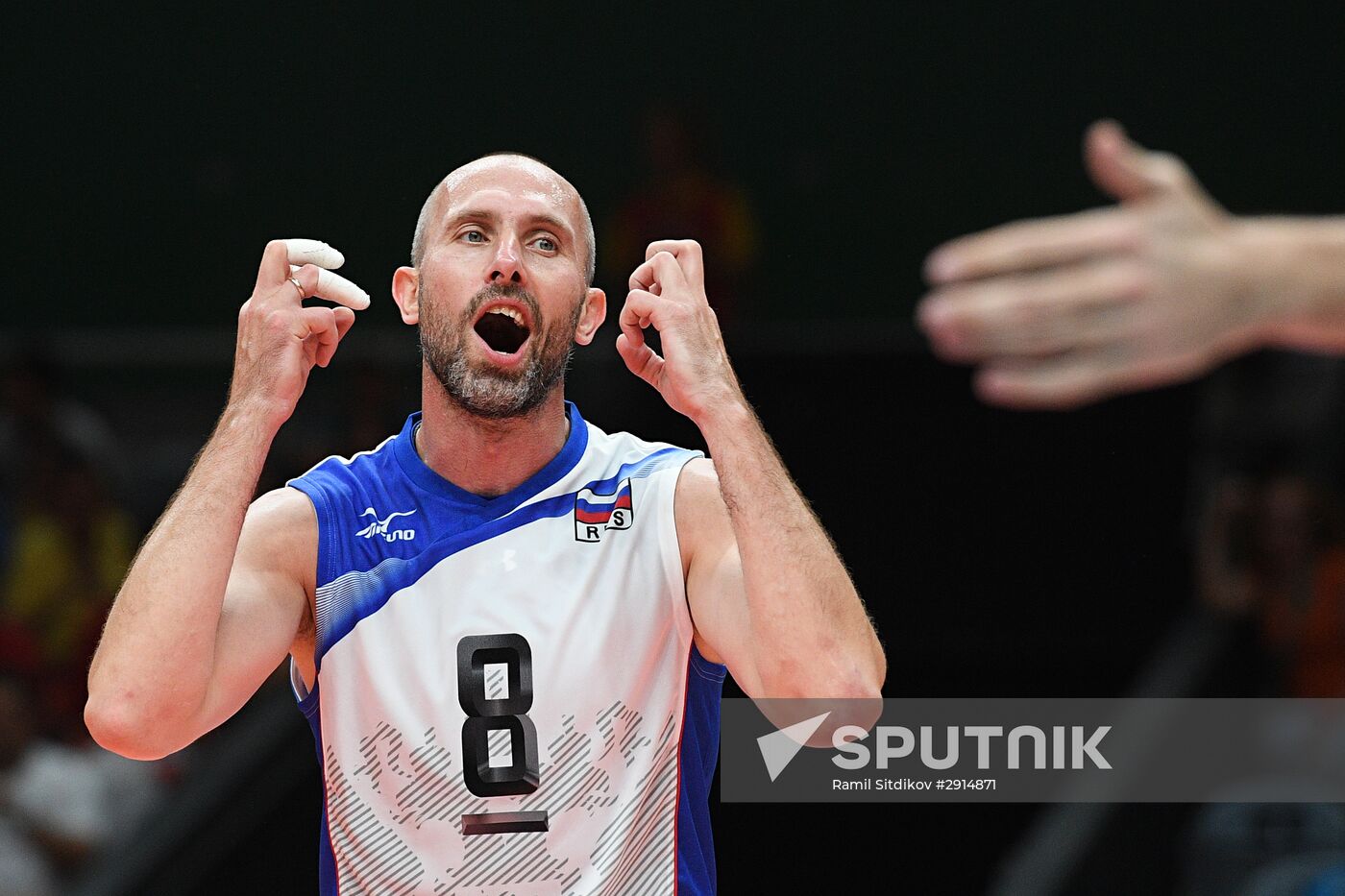 The 2016 Summer Olympics. Volleyball. Men. Canada vs. Russia