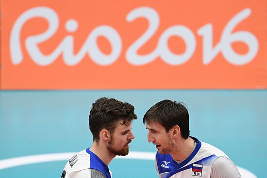 The 2016 Summer Olympics. Volleyball. Men. Canada vs. Russia