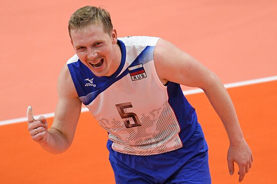 The 2016 Summer Olympics. Volleyball. Men. Canada vs. Russia