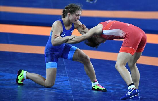2016 Summer Olympics. Freestyle wrestling. Women. Day One