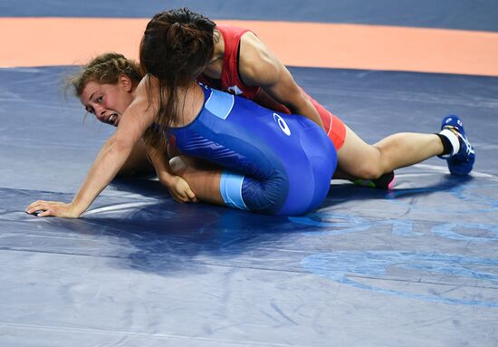 2016 Summer Olympics. Freestyle wrestling. Women. Day One