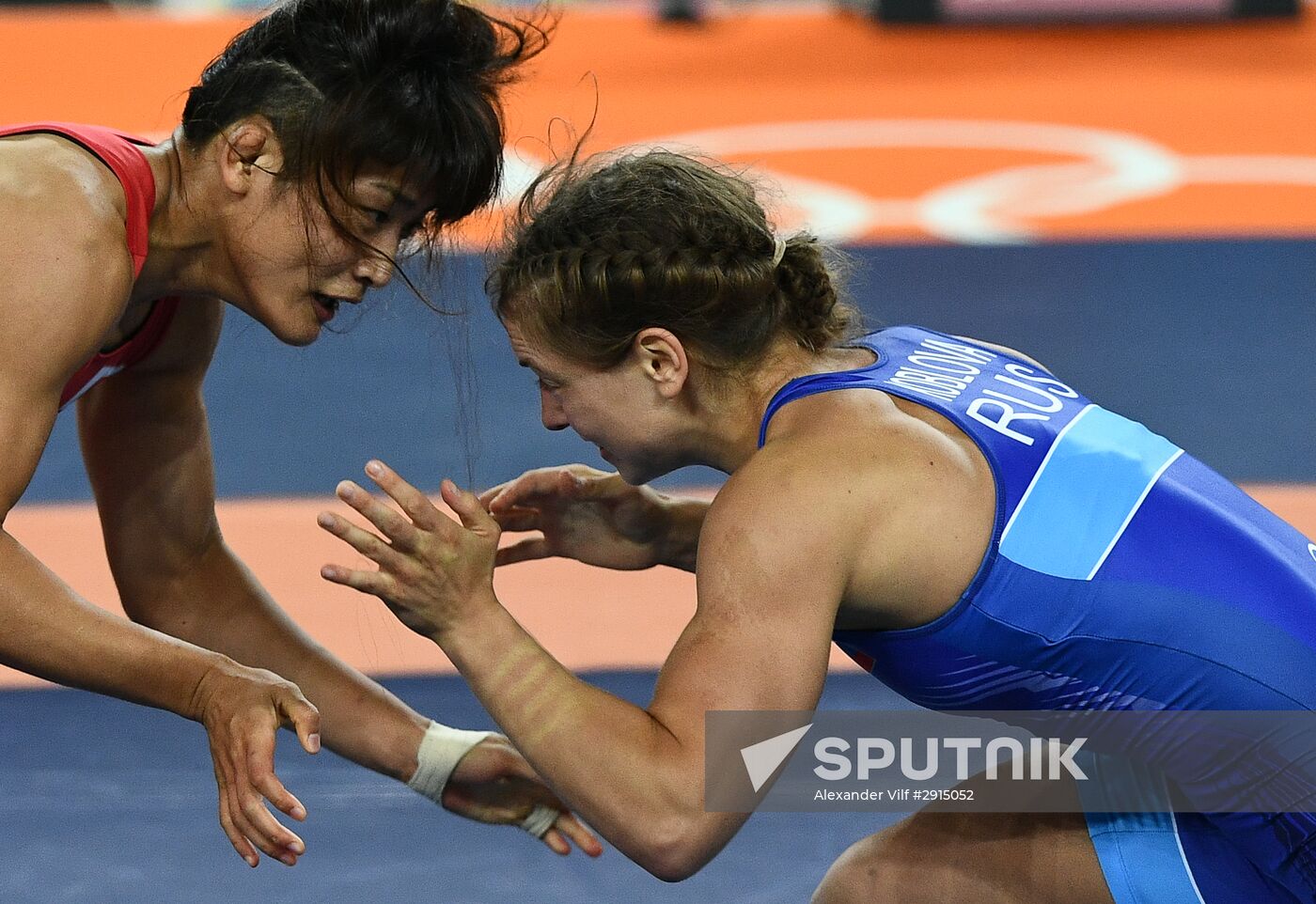 2016 Summer Olympics. Freestyle wrestling. Women. Day One