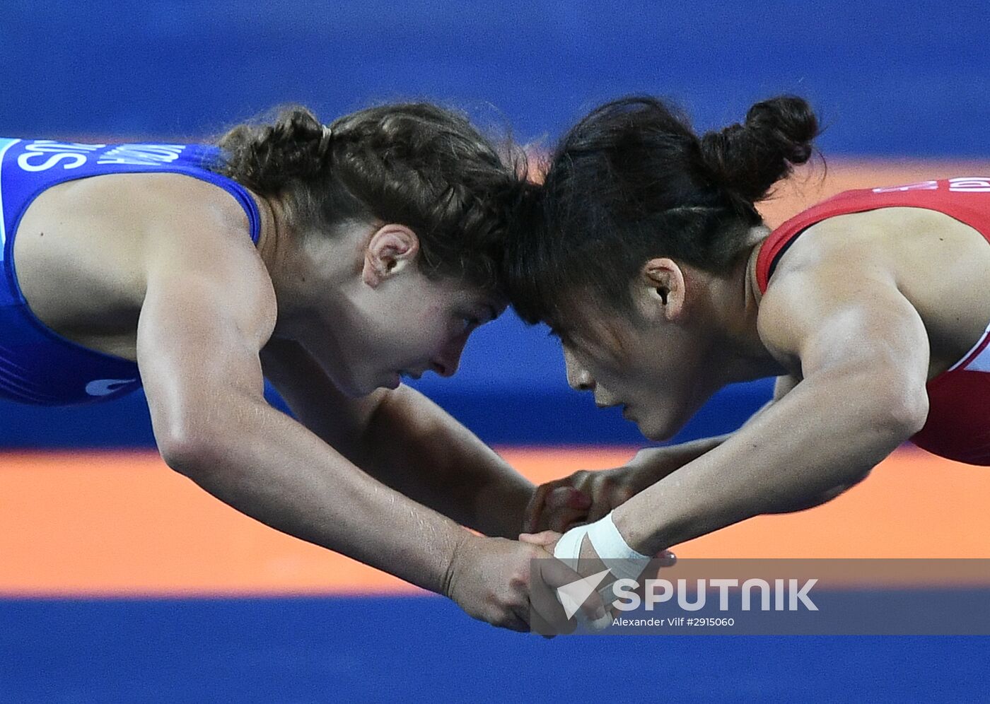 2016 Summer Olympics. Freestyle wrestling. Women. Day One
