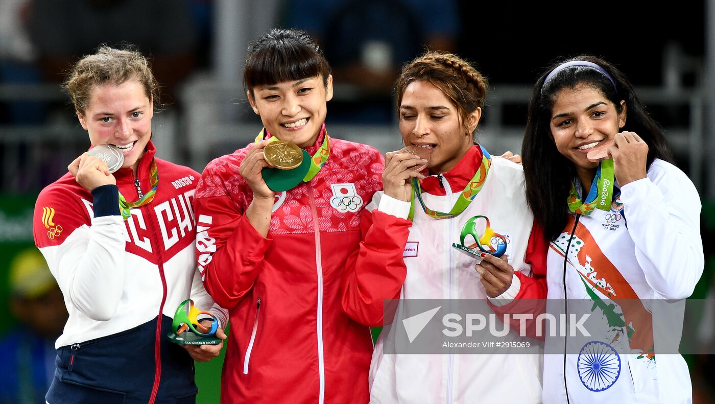 2016 Summer Olympics. Freestyle wrestling. Women. Day One