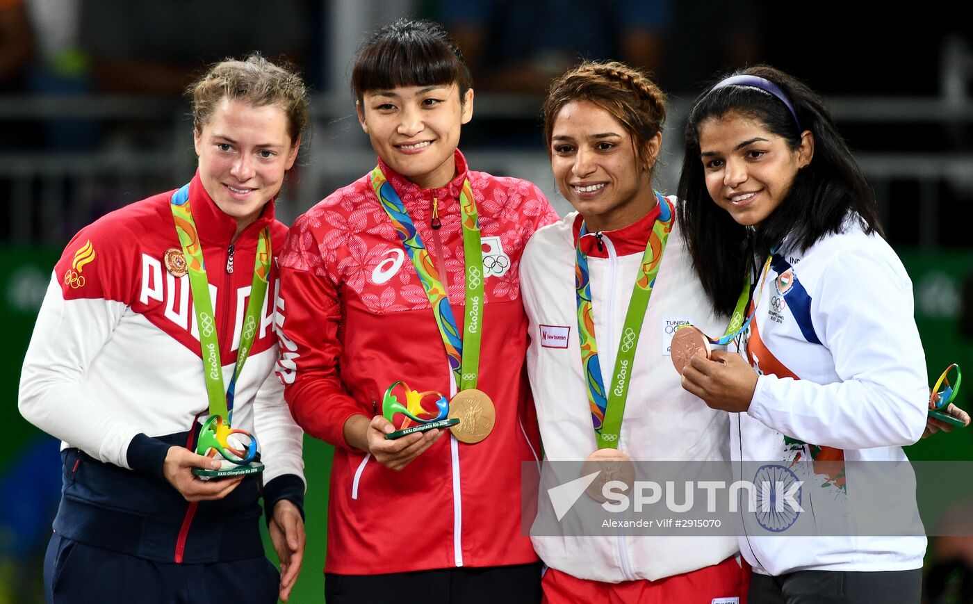 2016 Summer Olympics. Freestyle wrestling. Women. Day One