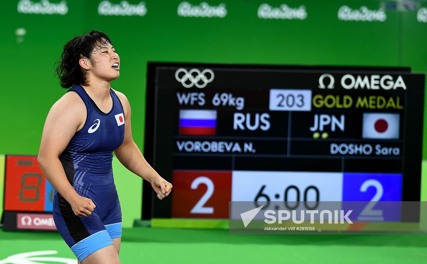 2016 Summer Olympics. Freestyle wrestling. Women. Day One