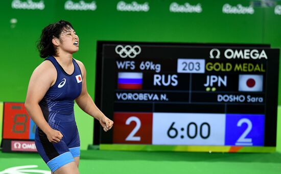 2016 Summer Olympics. Freestyle wrestling. Women. Day One