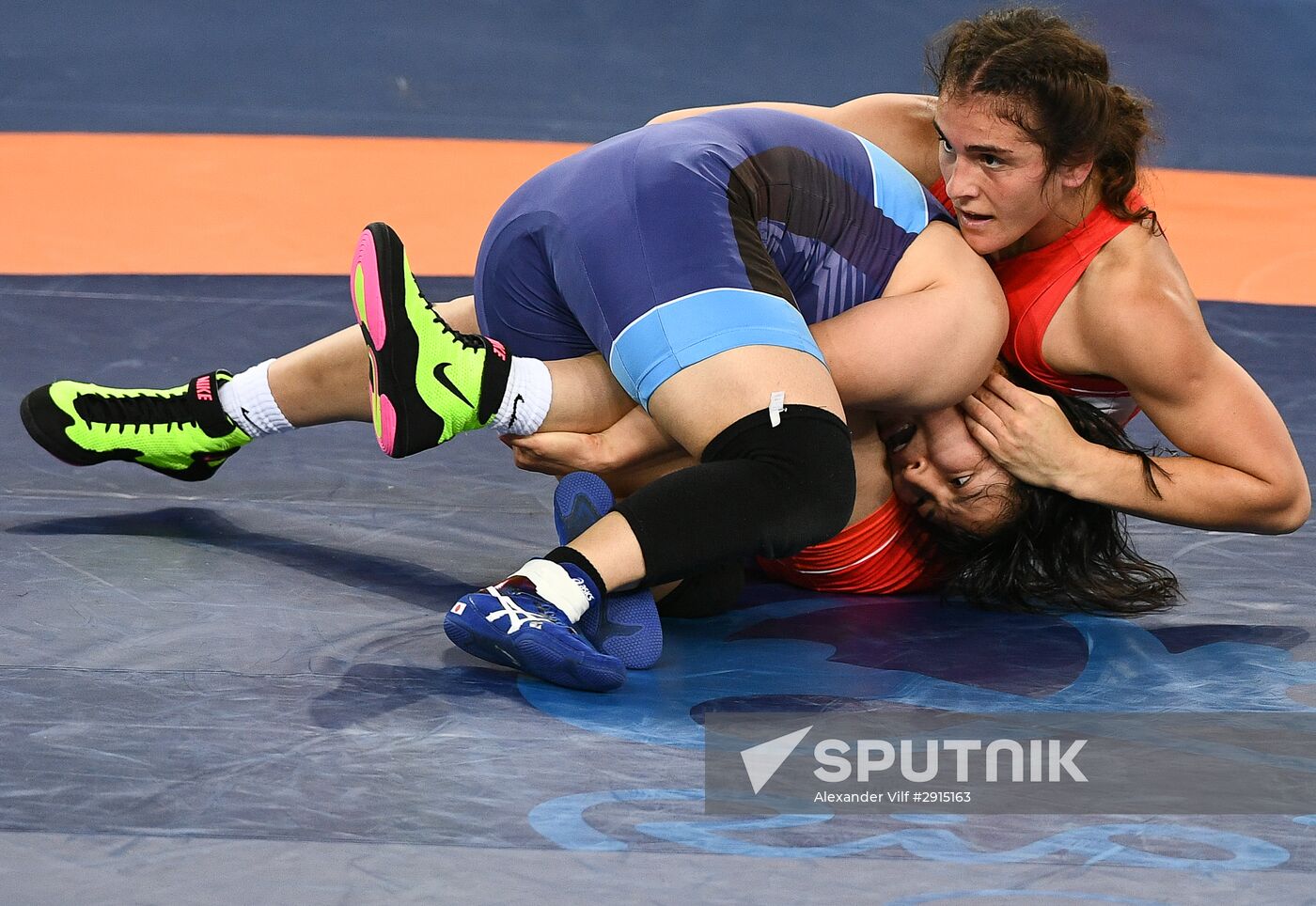 2016 Summer Olympics. Freestyle wrestling. Women. Day One