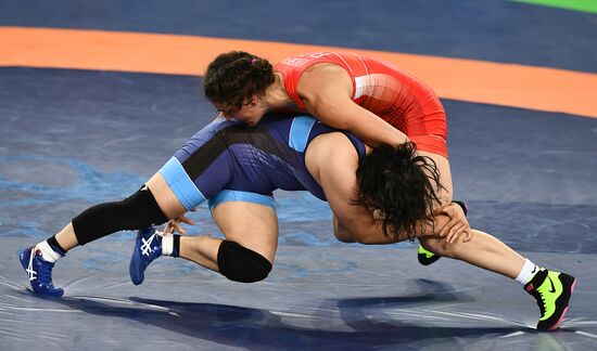 2016 Summer Olympics. Freestyle wrestling. Women. Day One