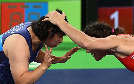 2016 Summer Olympics. Freestyle wrestling. Women. Day One