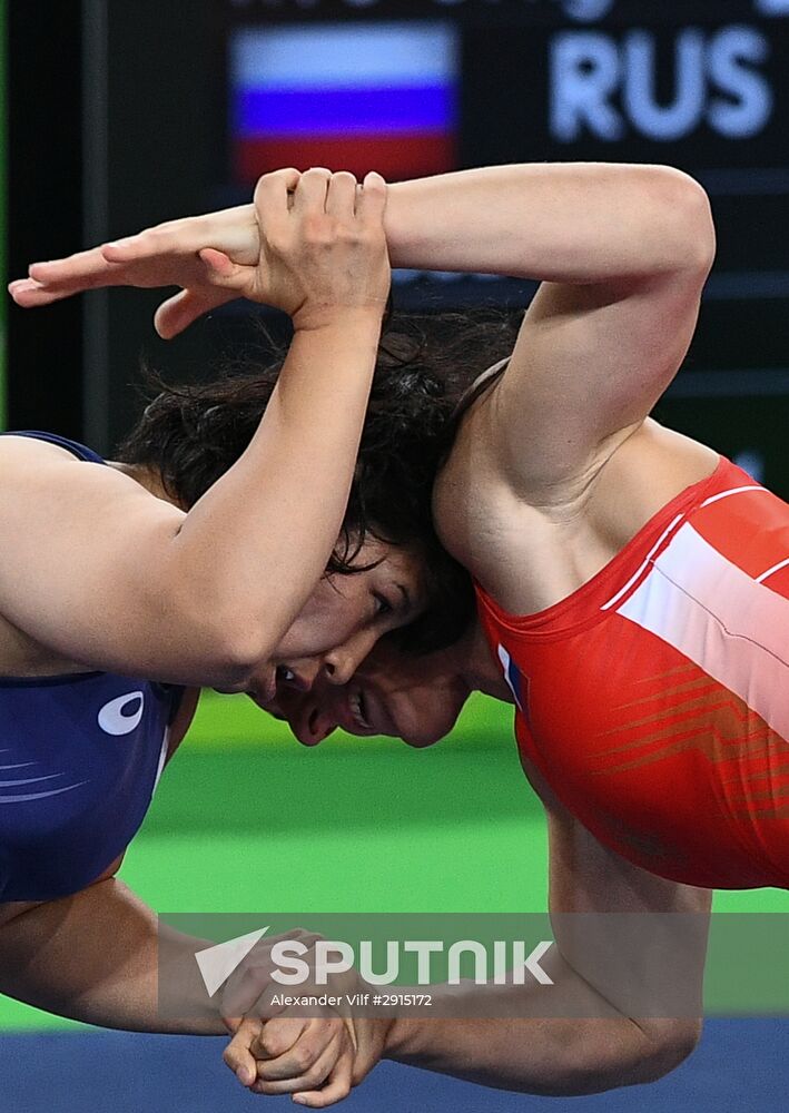 2016 Summer Olympics. Freestyle wrestling. Women. Day One