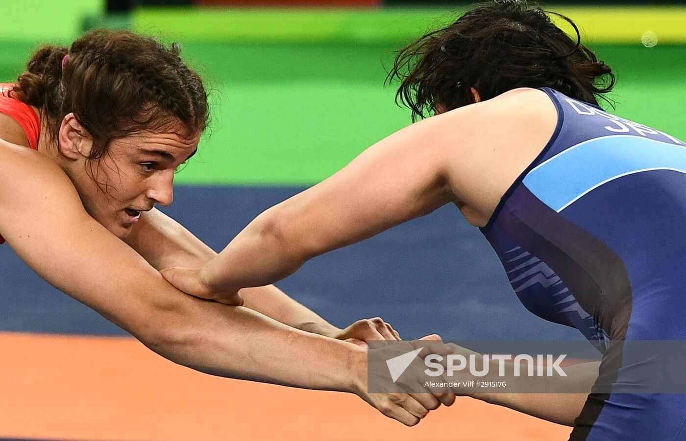 2016 Summer Olympics. Freestyle wrestling. Women. Day One
