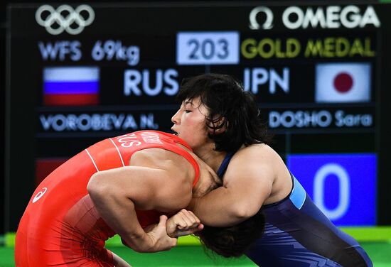 2016 Summer Olympics. Freestyle wrestling. Women. Day One