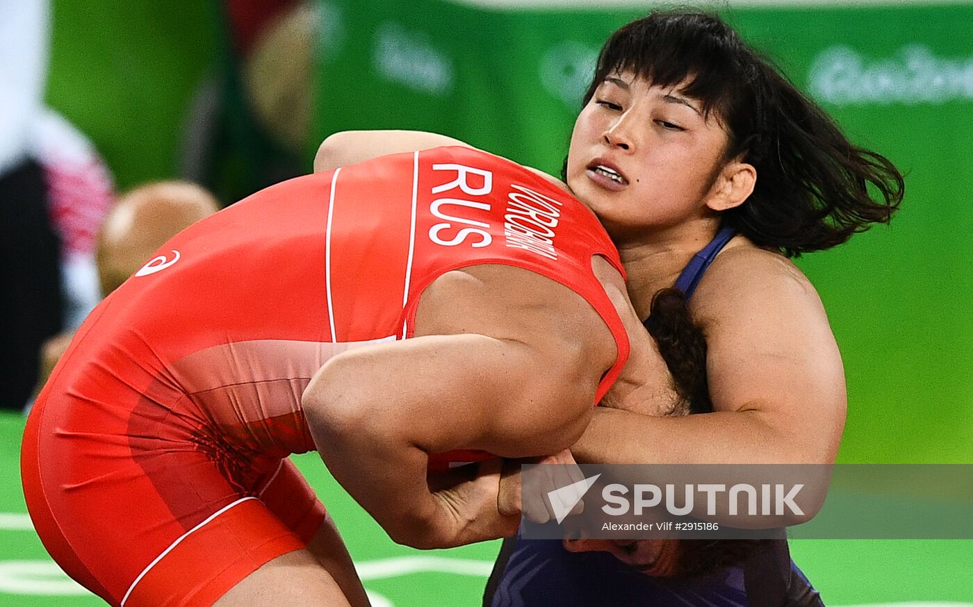 2016 Summer Olympics. Freestyle wrestling. Women. Day One