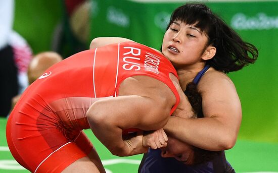 2016 Summer Olympics. Freestyle wrestling. Women. Day One