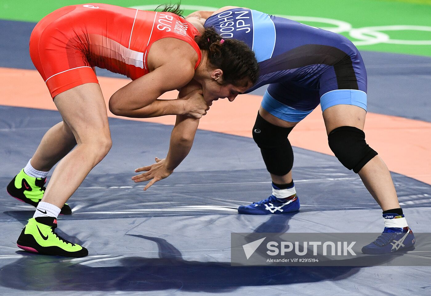 2016 Summer Olympics. Freestyle wrestling. Women. Day One