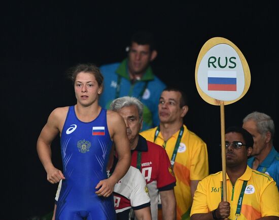 2016 Summer Olympics. Freestyle wrestling. Women. Day One