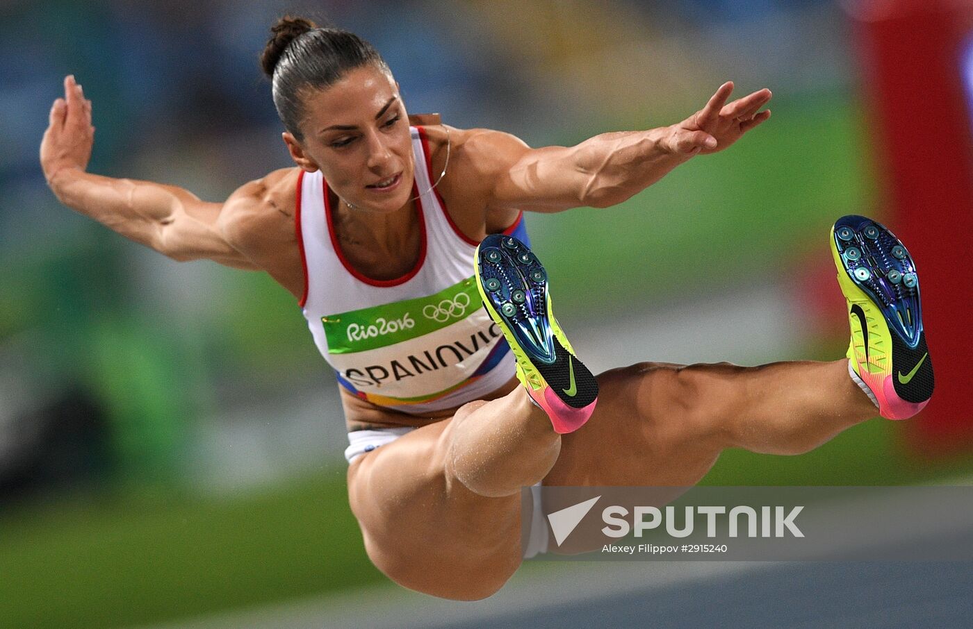 2016 Summer Olympics. Athletics. Long jump. Finals