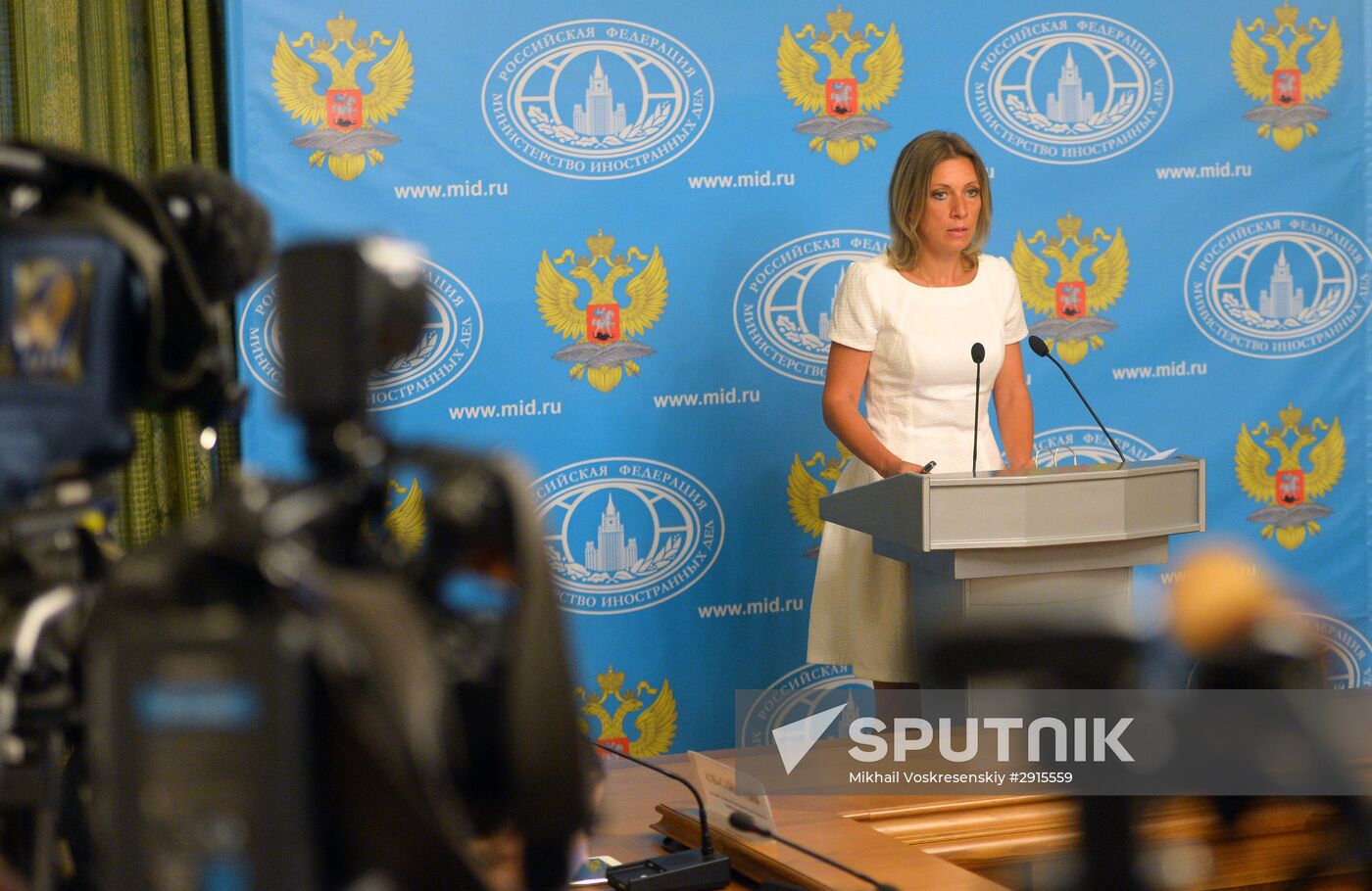 Briefing with Russian Foreign Affairs Ministry Spokesperson Maria Zakharova
