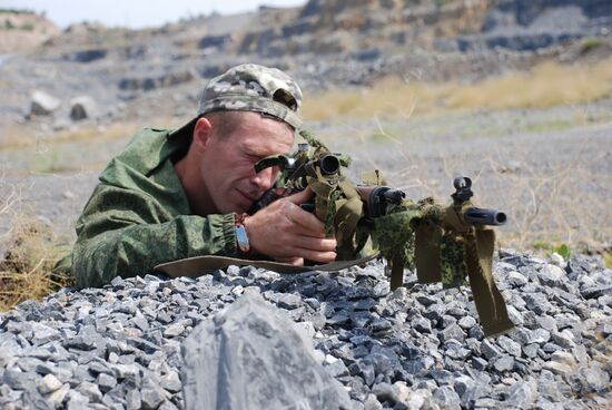 Military exercise in Donetsk