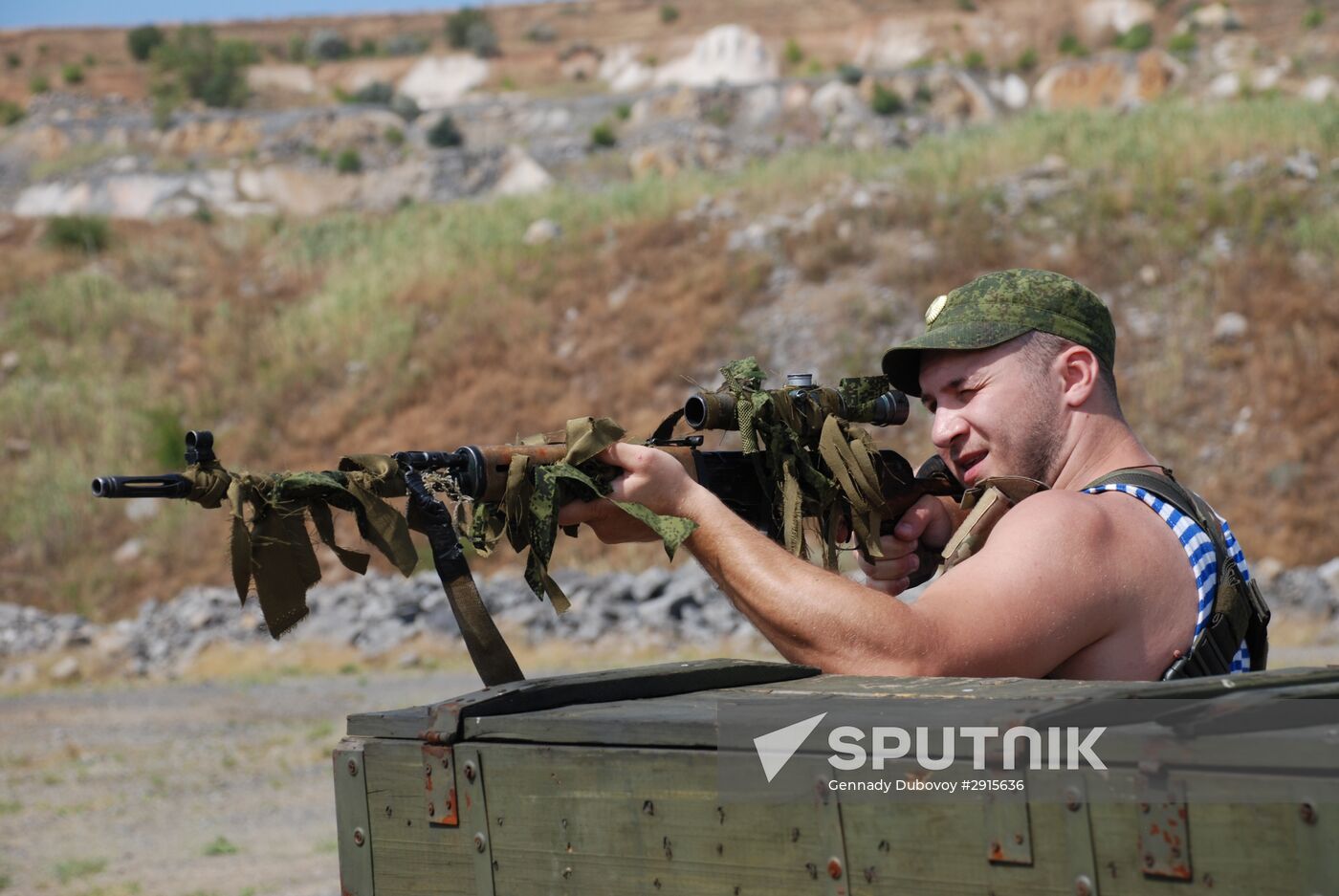 Military exercise in Donetsk