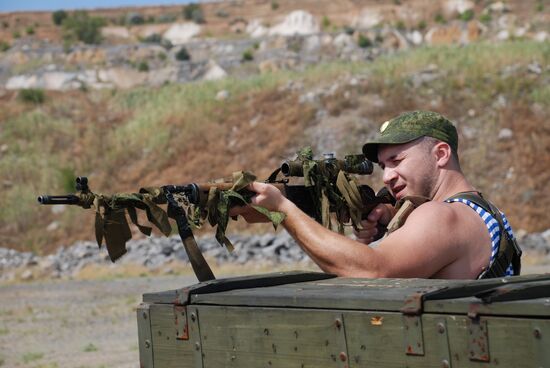 Military exercise in Donetsk