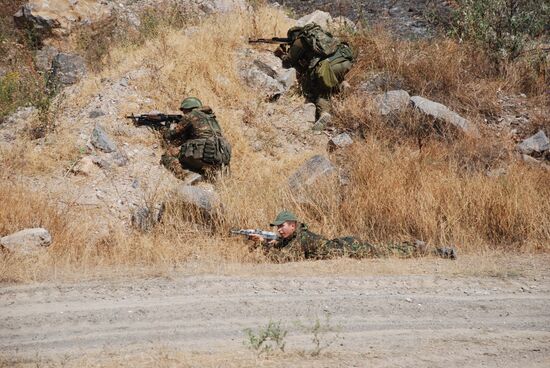 Military exercise in Donetsk