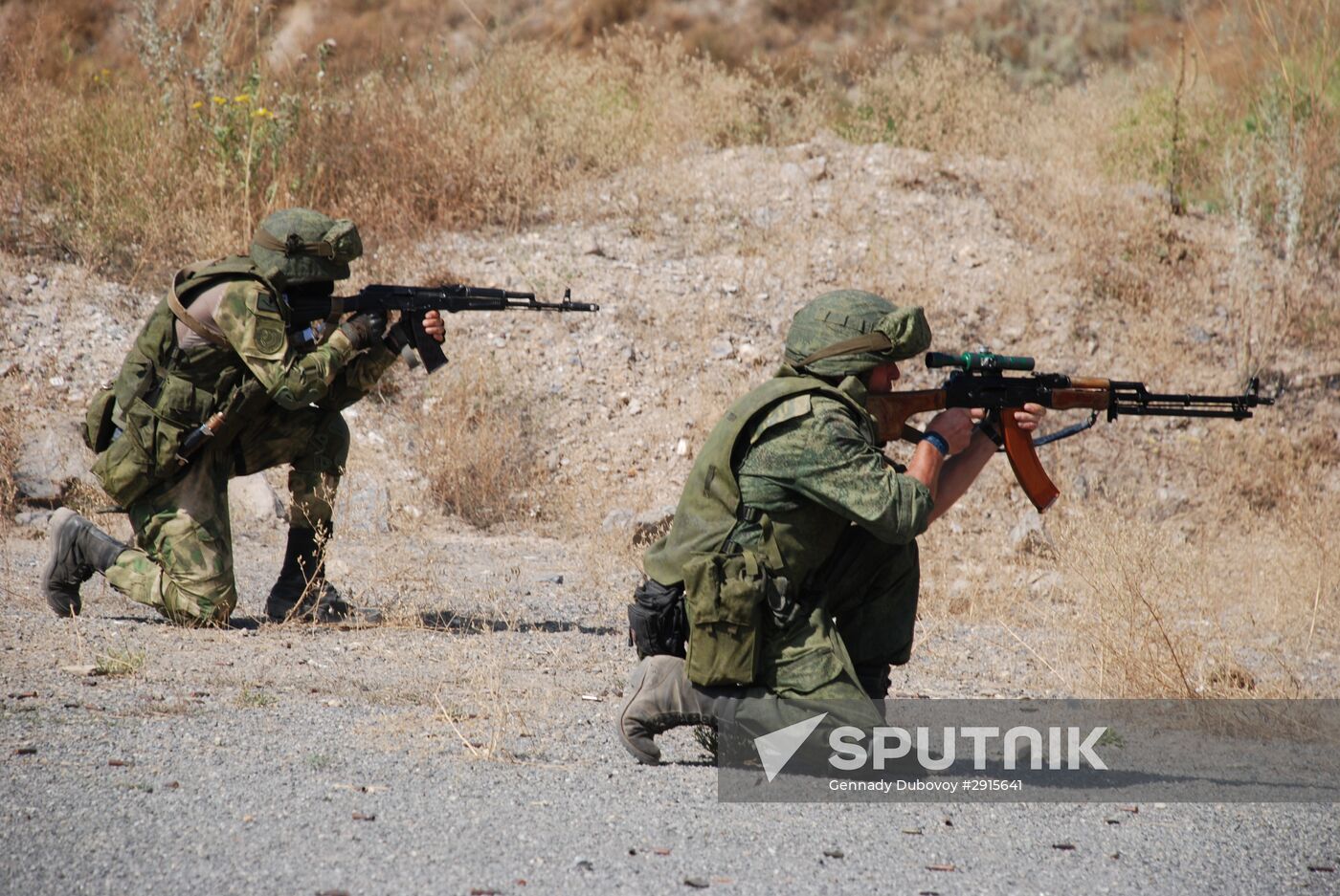 Military exercise in Donetsk