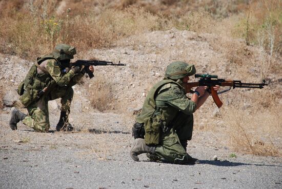 Military exercise in Donetsk