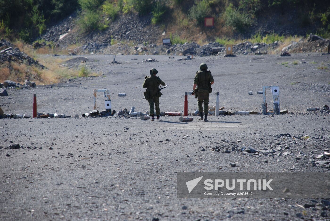 Military exercise in Donetsk
