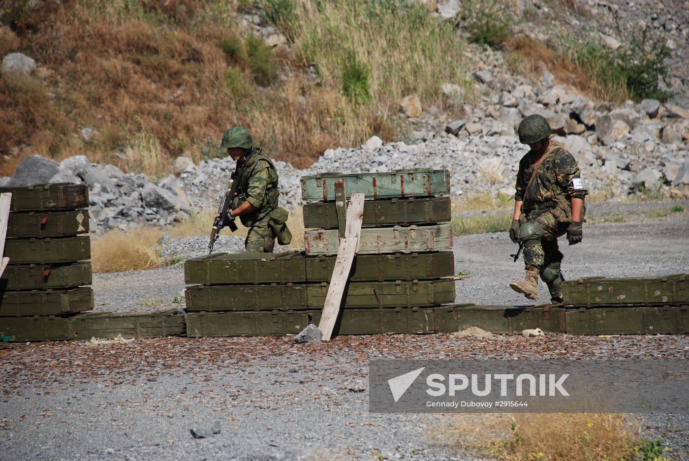 Military exercise in Donetsk