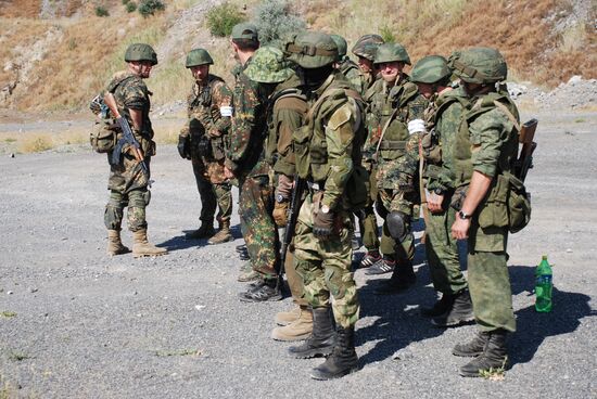 Military exercise in Donetsk