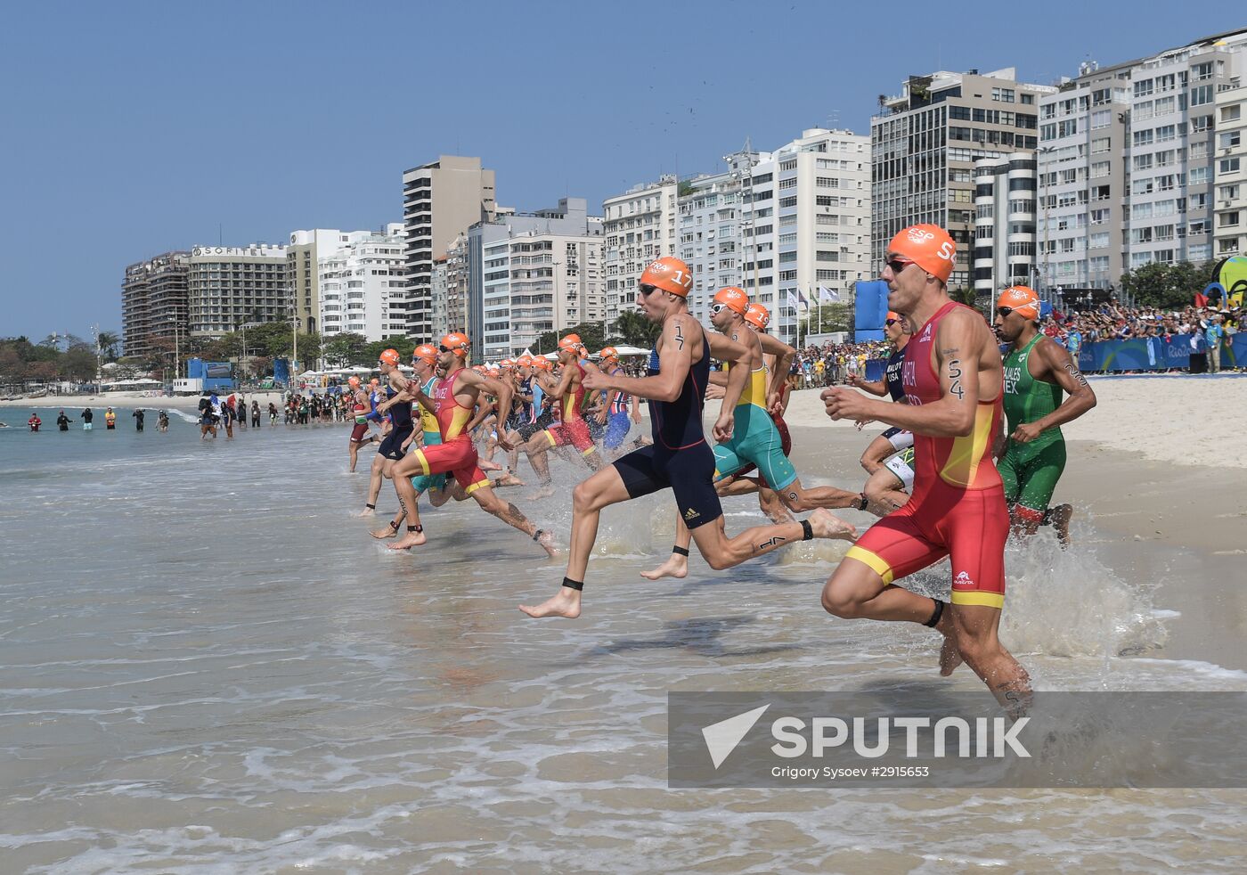 2016 Summer Olympics. Men's triathlon