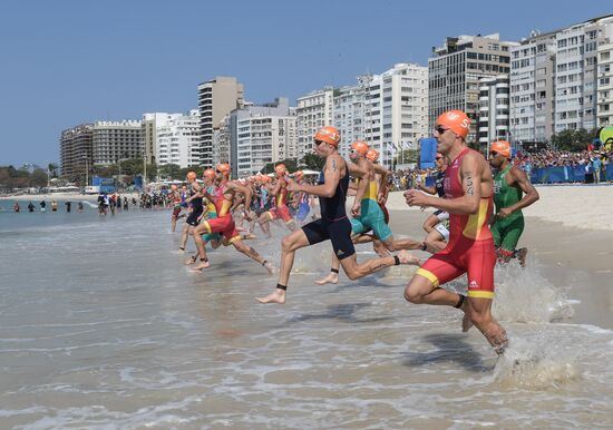 2016 Summer Olympics. Men's triathlon