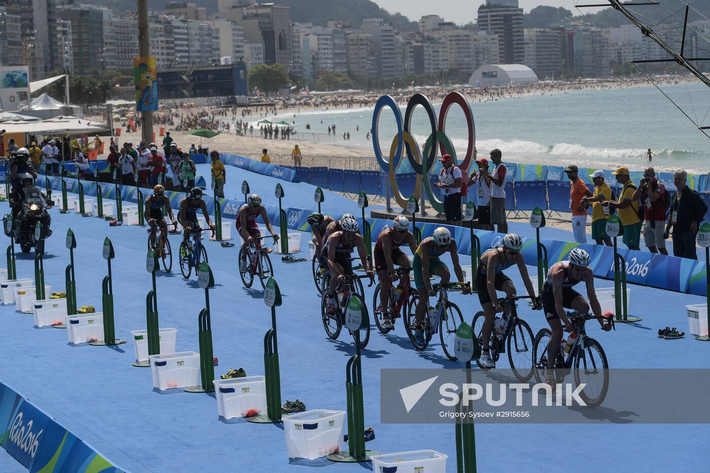 2016 Summer Olympics. Men's triathlon