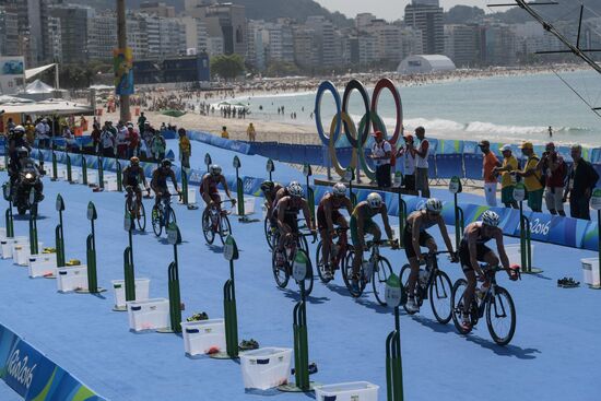 2016 Summer Olympics. Men's triathlon