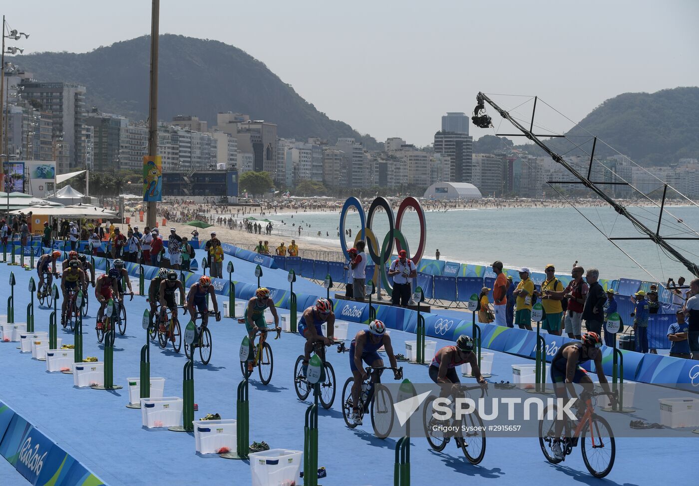 2016 Summer Olympics. Men's triathlon