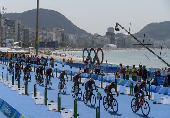 2016 Summer Olympics. Men's triathlon