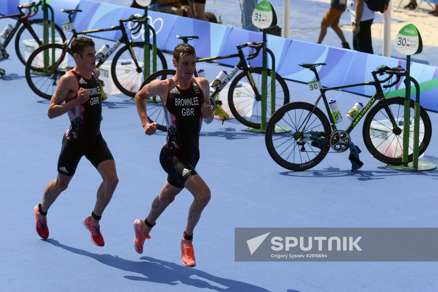 2016 Summer Olympics. Men's triathlon