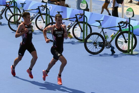 2016 Summer Olympics. Men's triathlon