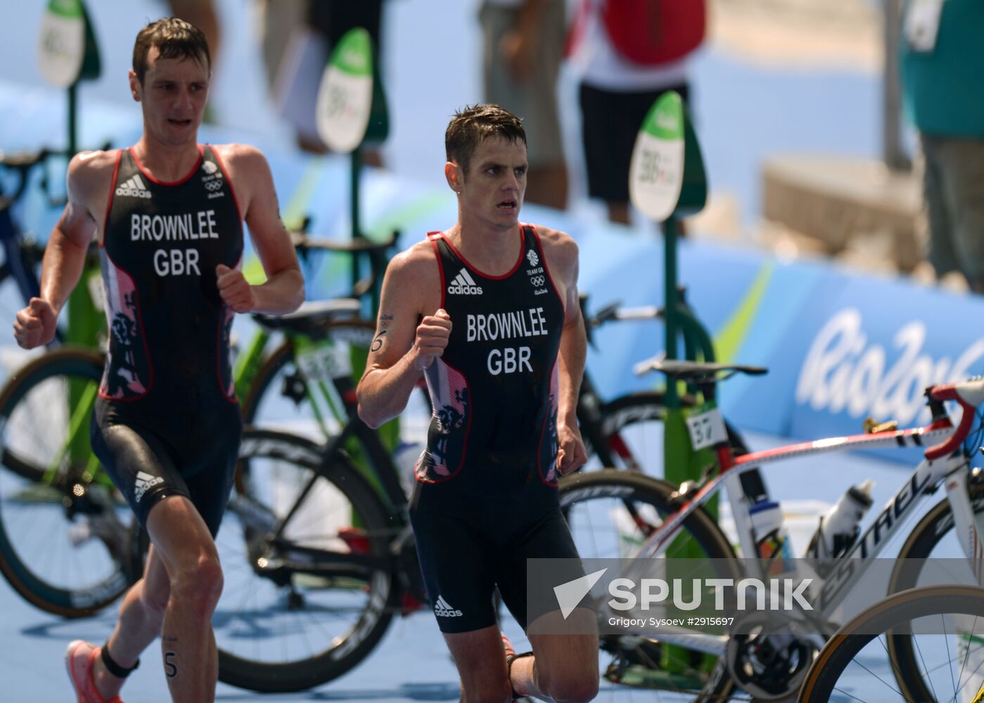 2016 Summer Olympics. Men's triathlon