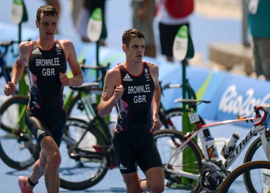 2016 Summer Olympics. Men's triathlon