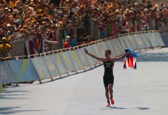 2016 Summer Olympics. Men's triathlon