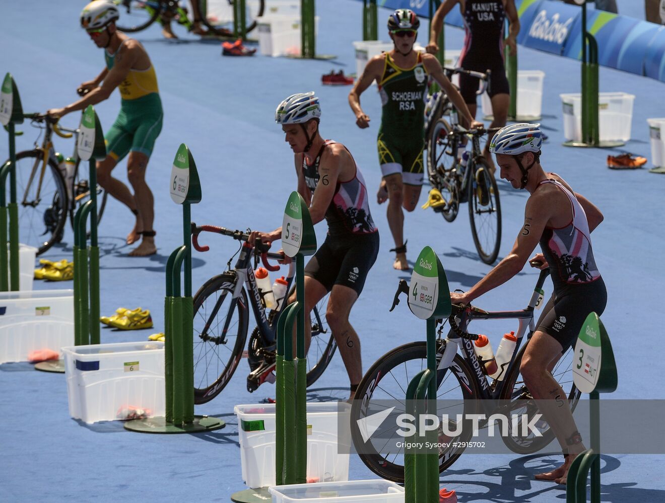 2016 Summer Olympics. Men's triathlon