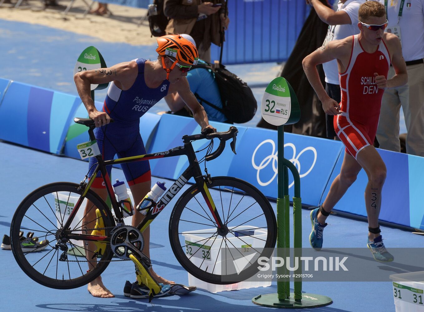 2016 Summer Olympics. Men's triathlon