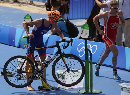 2016 Summer Olympics. Men's triathlon